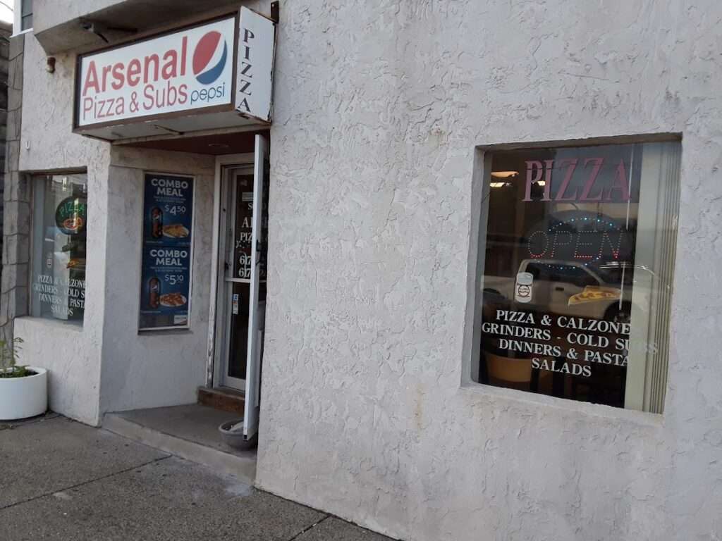 Arsenal Pizza banner